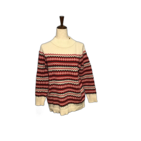 Talbots Fair Isle Thermolite Turtleneck Sweater - Picture 1 of 10